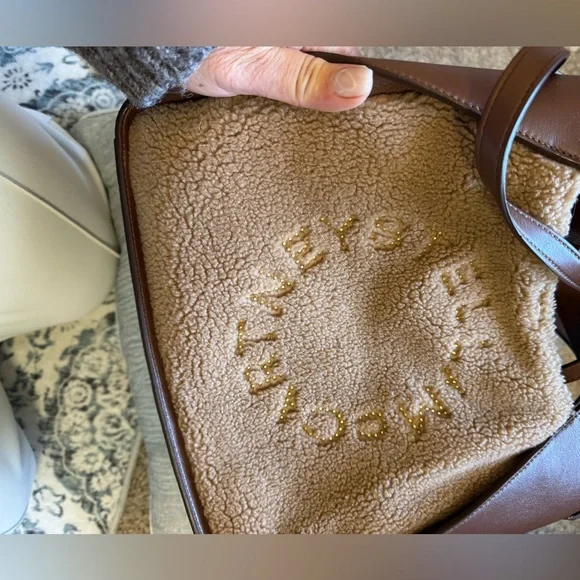 Stella McCartney Vegan Teddy bag and a wallet preowned - Picture 7 of 17